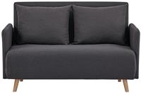 Habitat Alex Fabric Small Double Sofa Bed - Charcoal