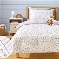 Argos Home Ditsy Floral Rik Rak Kids Bedding Set - Toddler