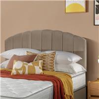 Silentnight Merlin Fabric Kingsize Headboard - Mink