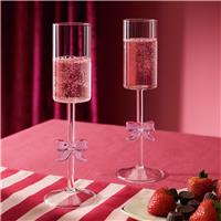 Argos Home Pack of 2 Bow Champagne Glass