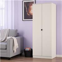 Livara Ready Assembled Canmore 2 Door Wardrobe - Beige