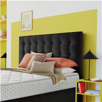 Silentnight Alaro Fabric Superking Headboard - Charcoal