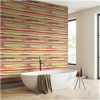 Hoopla Walls Horizontal Stripe Mustard Yellow Wallpaper