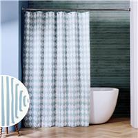 Habitat Timeless Antibacterial Shower Curtain - Blue