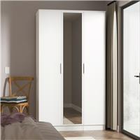 Welcome Orillia 3 Door Mirror Wardrobe - White