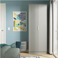 Welcome Orillia 2 Door Wardrobe - Grey