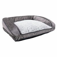 Rosewood Pet Luxury Fleece Lined Plush Sofa - Medium