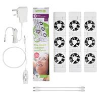 SpeedComfort Radiator Fan Trio Set - White
