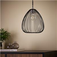Argos Home Nyx Black Metal Easy Fit Lampshade - 24.5cm