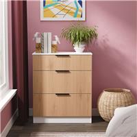 Welcome Tofino 3 Drawer Chest - White & Oak