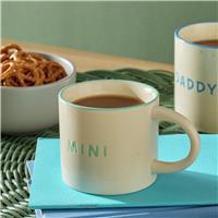 Argos Home Green Mini Text Decal Ceramic Mug