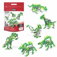 K'nex Dynamic Dinos 225 Pieces 6 Model Building Set