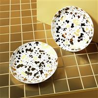 Habitat 60 Gold Edit Jackson Porcelain Set of 2 Side Plates