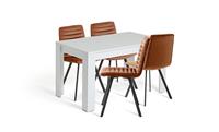 Argos Home Miami Dining Table & 4 Copper Chairs