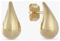 Revere 9ct Yellow Gold Tear Drop Stud Earrings