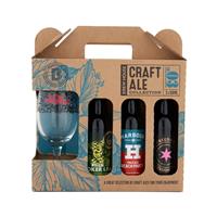 Blue Tree Brewhouse Craft Ale Selection With Chalice Glass
