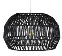 Habitat Global Black Rope Easy Fit Lampshade - 40cm