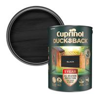 Cuprinol Ducksback Wood Paint-Black-5L