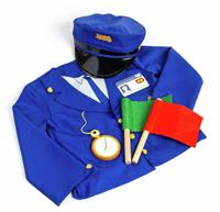 BIGJIGS Toys Train Conductor Dress-Up Set