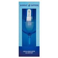 Bombay Sapphire Gin And Balloon Glass Gift Set