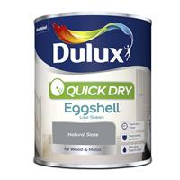 Dulux Quick Dry Eggshell Paint Natural Slate - 750ml