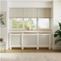 GFW Longslow Adjustable Radiator Cover - White