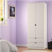 Welcome Canmore 2 Door 2 Drawer Wardrobe - Beige