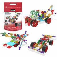K'nex Custom Cruisers 105 Pieces 30 Model Building Set