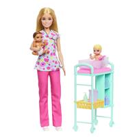 Barbie Careers Baby Doctor Playset with Blonde Fashion Doll