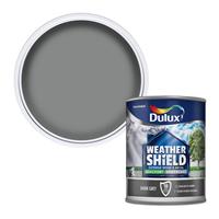 Dulux Weathershield Quick Dry Matt Paint 750ml - Dark Grey