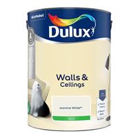Dulux Wall & Ceilings Silk Paint Jasmine White - 5L