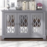 GFW Honiton 3 Door Sideboard - Grey