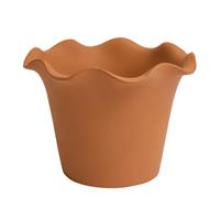 Habitat Scalloped 28.5cm Clay Planter - Large