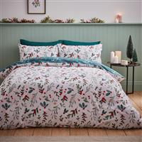 Catherine Lansfield Cotton Christmas Bedding Set - Double