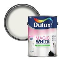 Dulux Walls & Ceilings Silk Paint Magic White - 5L