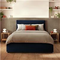 Silentnight Dusk Fabric Double Headboard - Blue