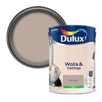 Dulux Walls & Ceilings Silk Paint Soft Truffle - 5L