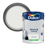 Dulux Walls & Ceilings Silk Paint White Mist - 5L