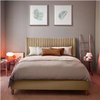 Silentnight Slumber Fabric Kingsize Headboard - Sandstone