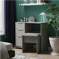 Livara Ready Assembled Orillia Dressing Table - Grey
