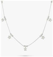 Revere Sterling Silver Cubic Zirconia Stars Necklace