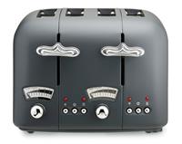 De'Longhi CT04.GY Argento Silva Toaster - Grey