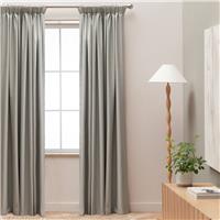 Habitat Blackout Pencil Pleat Curtain - Dove Grey- 168x137cm