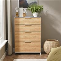 Welcome Orillia 4 Drawer Chest - White & Oak