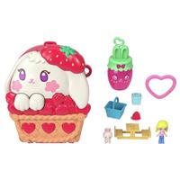 Polly Pocket Picnic Bunny Compact Doll Playset & Accessories