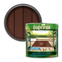 Cuprinol Anti Slip Deckstain Cedar Fall - 2.5L