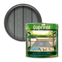 Cuprinol Anti-slip Decking Stain City Stone - 2.5L