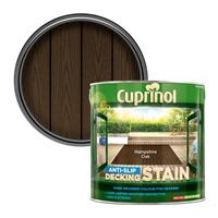 Cuprinol Anti-slip Decking Stain Hampshire Oak - 2.5L