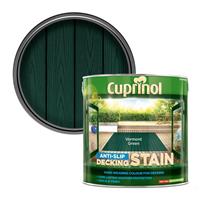 Cuprinol Anti-slip Decking Stain Vermont Green - 2.5L
