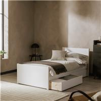 Argos Home Jenson Single 2 Drawer Storage Bed Frame - White